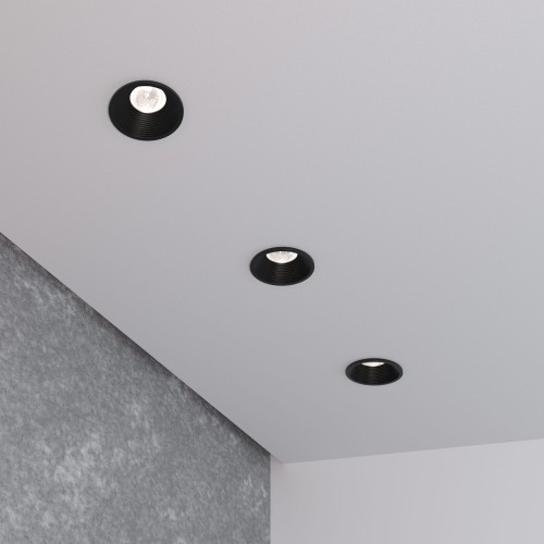 Встраиваемый светодиодный светильник Gudi 7W 4200K черный 25028/LED Elektrostandard