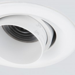 Встраиваемый светодиодный светильник с регулировкой угла освещения Zoom 10W 4200K белый 9919 LED Elektrostandard