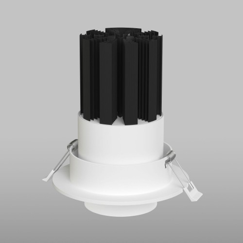 Встраиваемый светодиодный светильник с регулировкой угла освещения Zoom 10W 4200K белый 9919 LED Elektrostandard