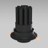 Встраиваемый светодиодный светильник с регулировкой угла освещения Zoom 10W 4200K черный 9919 LED Elektrostandard
