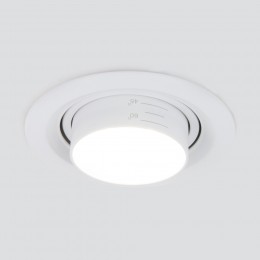 Встраиваемый светодиодный светильник с регулировкой угла освещения Zoom 15W 4200K белый 9920 LED Elektrostandard