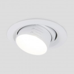 Встраиваемый светодиодный светильник с регулировкой угла освещения Zoom 15W 4200K белый 9920 LED Elektrostandard