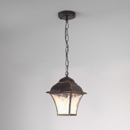 Apus H черное золото уличный подвесной светильник IP33 GL 1009H Elektrostandard