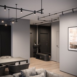 Esthetic Magnetic Трековый светильник 12W 3000K чёрный 85123/01 Elektrostandard