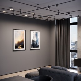 Esthetic Magnetic Трековый светильник 7W 3000K чёрный 85124/01 Elektrostandard