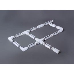 Коннектор Т-образный для трехфазного шинопровода левый белый TRC-1-3-TL-WH Elektrostandard
