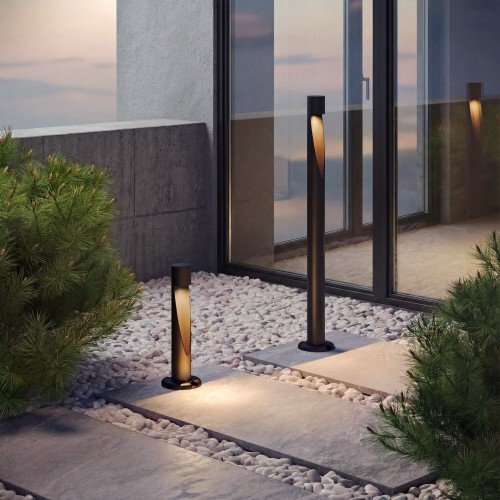 Ландшафтный светодиодный светильник Recess 3000K черный IP65 35177/S черный Elektrostandard