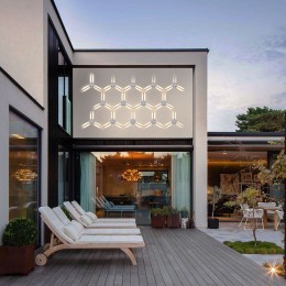 Lever белый уличный светодиодный светильник с поворотным механизмом 1665 TECHNO LED Elektrostandard