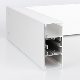 Линейный светодиодный накладной двусторонний светильник 128см 50Вт 6500К матовое серебро 101-100-40-128 Elektrostandard Pro