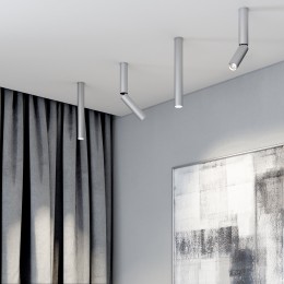 Накладной светодиодный светильник Pika 25030/LED 6W 4200K серебро Elektrostandard