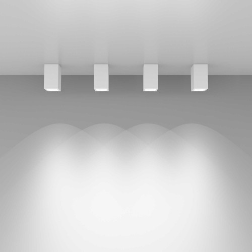 Накладной потолочный светильник 1085 GU10 WH белый матовый Elektrostandard