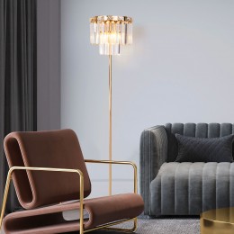 Напольный светильник с хрусталем 01137/3 Eurosvet