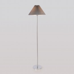 Напольный светильник с тканевым абажуром 01133/1 хром/графит Eurosvet