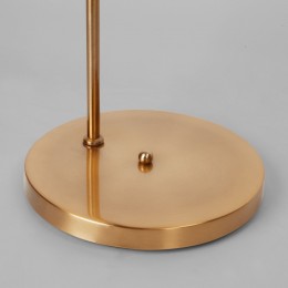 Напольный светильник со стеклянным плафоном 01083/1 латунь Eurosvet