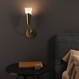 Настенный светильник 60167/1 латунь Eurosvet