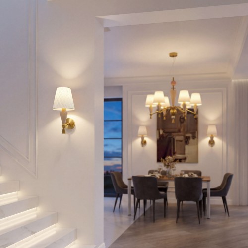 Настенный светильник с керамическим декором 103014 Eurosvet