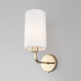 Настенный светильник с тканевым абажуром 60128/1 золото Eurosvet