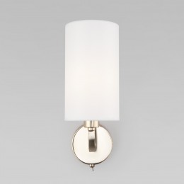 Настенный светильник с тканевым абажуром 60128/1 золото Eurosvet
