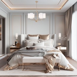 Настенный светильник с тканевым абажуром 60128/1 золото Eurosvet