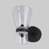 Настенный светильник со стеклянным плафоном 201053 LED черный Eurosvet