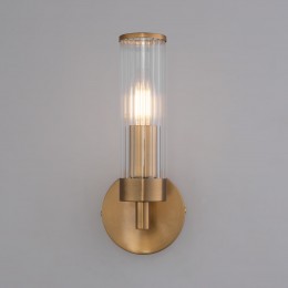 Настенный светильник со стеклянным плафоном 60166/1 латунь Eurosvet