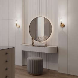 Настенный светильник со стеклянным плафоном 60166/1 латунь Eurosvet