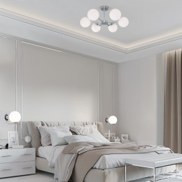 Настенный светильник со стеклянным плафоном 70153/1 хром Eurosvet