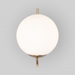 Настенный светильник со стеклянным плафоном 70153/1 латунь Eurosvet