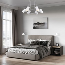 НАСТЕННЫЙ СВЕТИЛЬНИК В СТИЛЕ ЛОФТ 70147/1 белый Eurosvet