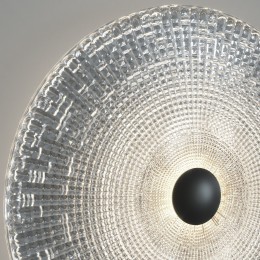 Настенный светодиодный светильник 40033/1 LED черный Eurosvet