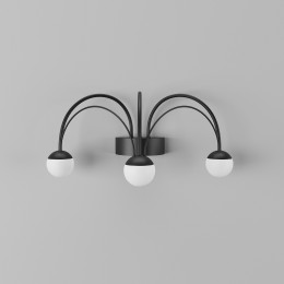 Настенный светодиодный светильник 90031/3 черный Eurosvet