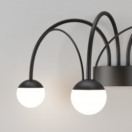 Настенный светодиодный светильник 90031/3 черный Eurosvet