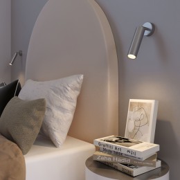 Настенный светодиодный светильник в стиле минимализм 20128/1 LED серебро Eurosvet