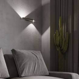 Настенный светодиодный светильник в стиле минимализм 40161 LED титан Eurosvet