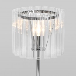 Настольный светильник со стеклянным плафоном 01117/1 хром Bogate's