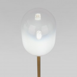 Настольный светильник со стеклянным плафоном 01161/1 латунь Eurosvet