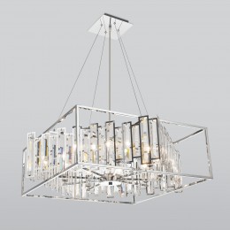 Подвесная люстра с хрусталем 312/9 хром Bogate's