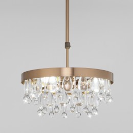 Подвесная люстра с хрусталем 60165/3 латунь Eurosvet