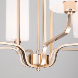 Подвесная люстра с тканевыми абажурами 60128/6 золото Eurosvet