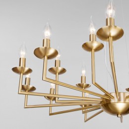 Подвесная люстра в классическом стиле 60150/18 латунь Eurosvet