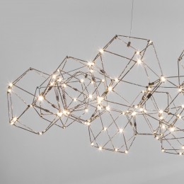 Подвесная светодиодная люстра 90169/12 черный жемчуг Eurosvet