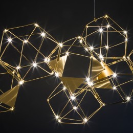 Подвесная светодиодная люстра 90368/14 медь Eurosvet