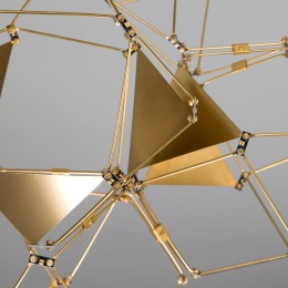 Подвесная светодиодная люстра 90368/14 медь Eurosvet