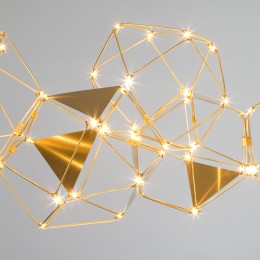 Подвесная светодиодная люстра 90368/7 медь Eurosvet