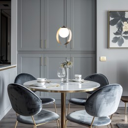 Подвесной светильник со стеклянным плафоном 50205/1 черный / бронза Eurosvet