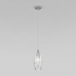 Подвесной светильник со стеклянным плафоном 50222/1 прозрачный Eurosvet