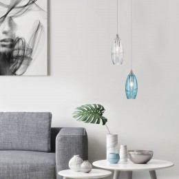 Подвесной светильник со стеклянным плафоном 50222/1 прозрачный Eurosvet