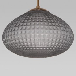 Подвесной светильник со стеклянным плафоном 50263/1 серый Eurosvet