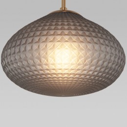 Подвесной светильник со стеклянным плафоном 50263/1 серый Eurosvet