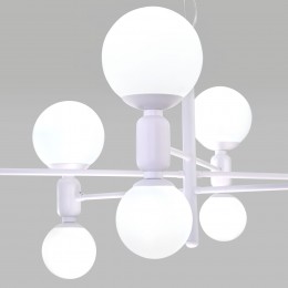 Подвесной светильник со стеклянными плафонами 30182 белый Eurosvet